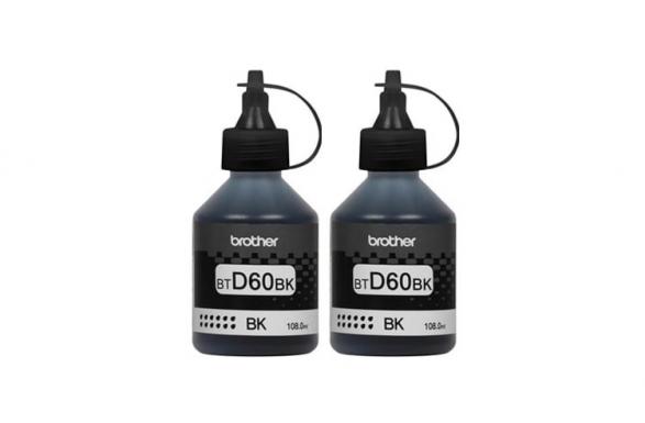 Оригинальные чернила для Brother BTD60BK Black (108 мл) - 2шт фото