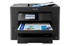 МФУ Epson Workforce WF-7840DTWF с СНПЧ и чернилами 1 литр